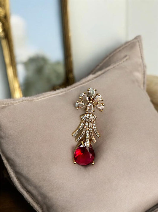 Rich AD Stone Jewellery with Grand Ruby Stone