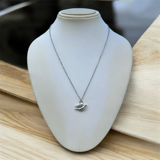 Bird Pendant Jewellery – Nature Inspired 16" inch Jewellery, Western Ghats Wildlife Charm | Stainless steel, Anti Tarnish, Rust resistance