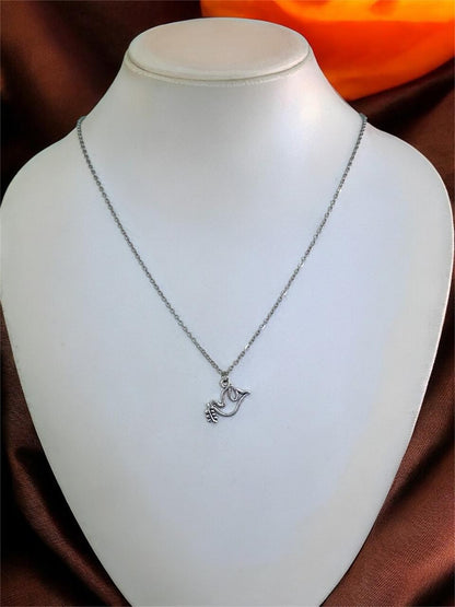 Whispers of Peace – Dove & Olive Branch Charm 16" inch Jewellery | Stainless steel, Anti Tarnish, Rust resistance jewellery
