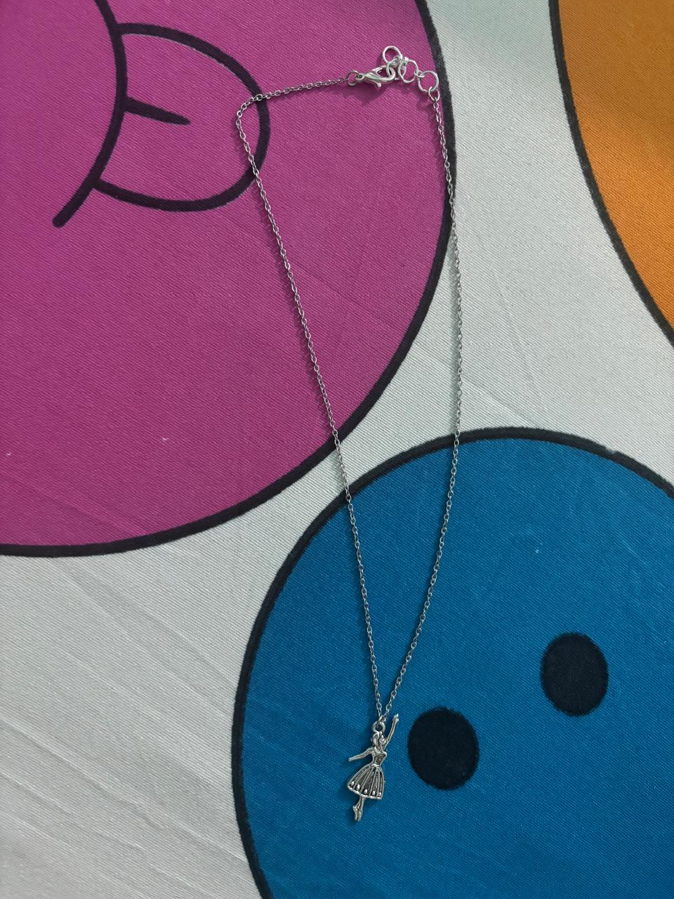 Graceful Ballerina Pendant 16"inch Necklace | Stainless steel, Anti Tarnish, Rush Resistant | Best gift for who love dance