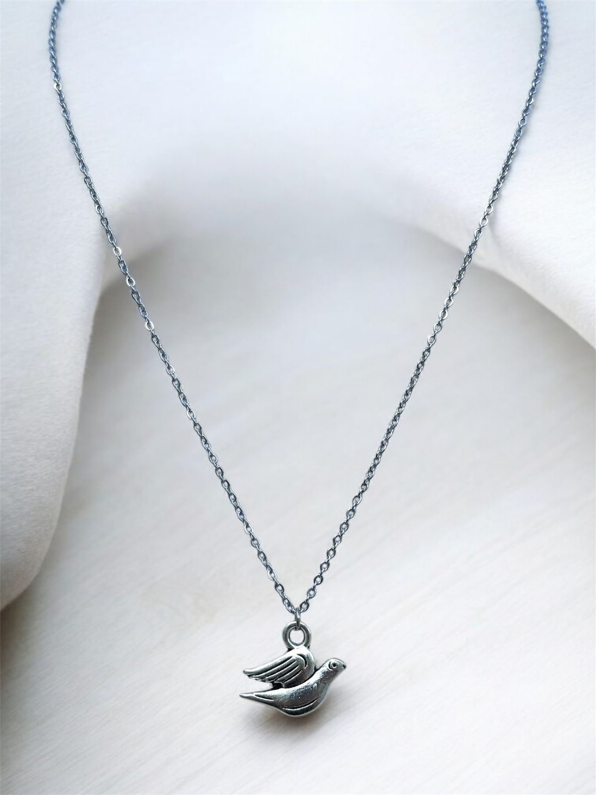 Bird Pendant Jewellery – Nature Inspired 16" inch Jewellery, Western Ghats Wildlife Charm | Stainless steel, Anti Tarnish, Rust resistance