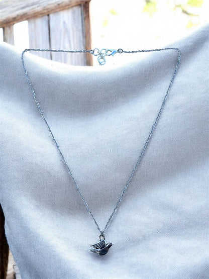 Bird Pendant Jewellery – Nature Inspired 16" inch Jewellery, Western Ghats Wildlife Charm | Stainless steel, Anti Tarnish, Rust resistance
