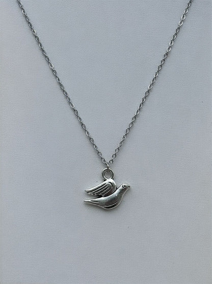 Bird Pendant Jewellery – Nature Inspired 16" inch Jewellery, Western Ghats Wildlife Charm | Stainless steel, Anti Tarnish, Rust resistance